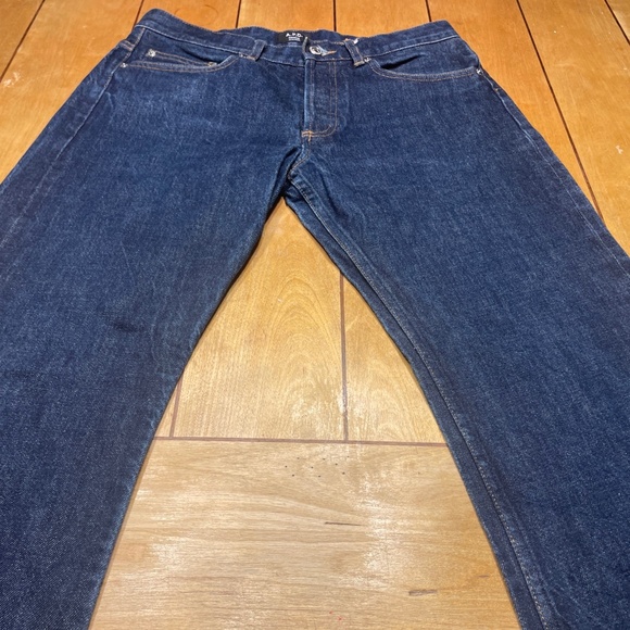 A.P.C. Men's Straight Selvedge Jeans in Deep Indigo 32x30 - Picture 1 of 16